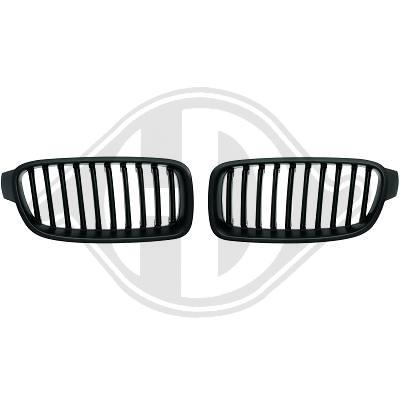 BMW 3-Serie F30 11-19 Sportgrill 10-ribbad DIEDERICHS i gruppen Välj bilmodell / BMW hos DDESIGN AB (1217240)