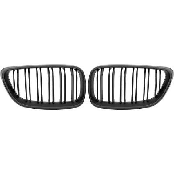 BMW 2-Serie F22/23 13-17 Dubbelribbad Svart Sportgrill / Njurar Performance-Look DIEDERICHS i gruppen Välj bilmodell / BMW / 1-serie 2-serie (F20-F23) 2011-2019 / Styling / Grill hos DDESIGN AB (1235241)