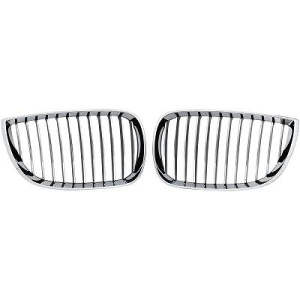 BMW 1-Serie E87 04-07 Enkelribbad Kromad Sportgrill / Njurar DIEDERICHS i gruppen Välj bilmodell / BMW / 1-serie (E81-E87) 2004-2013 / Styling hos DDESIGN AB (1280340)