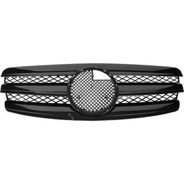 MERCEDES E-Class W211 02-06 Ribbad Svart Sportgrill CL-Look DIEDERICHS i gruppen Välj bilmodell / Mercedes Benz / E-Class 02-09 (W211) / Styling hos DDESIGN AB (1615242)