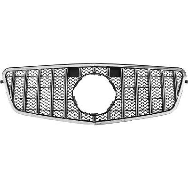 MERCEDES E-Class W212 09-12 Svart/Krom Panamericana Sportgrill AMG/GT-Look DIEDERICHS i gruppen Välj bilmodell / Mercedes Benz / E-Class 09-16 (W212) / Styling / Grill hos DDESIGN AB (1616241)