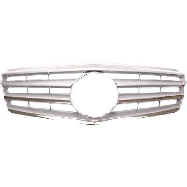 MERCEDES E-Class W212 09-13 Ribbad Krom Sportgrill AMG Sport-Look DIEDERICHS i gruppen Välj bilmodell / Mercedes Benz / E-Class 09-16 (W212) / Styling / Grill hos DDESIGN AB (1616441)