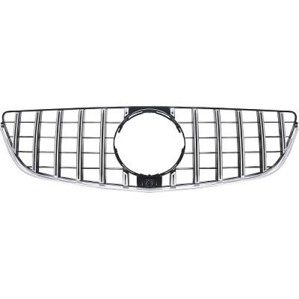 MERCEDES E-Class C207 13-15 Krom/Svart Panamericana Sportgrill AMG/GT-Look DIEDERICHS i gruppen Välj bilmodell / Mercedes Benz / E-Class 09-16 (W212) / Styling / Grill hos DDESIGN AB (1627440)