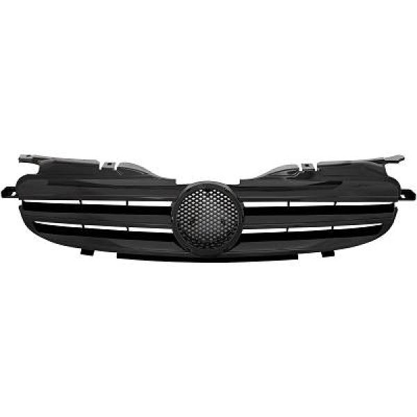 MERCEDES SLK-Class R170 96-04 Ribbad Svart Sportgrill CL-Look DIEDERICHS i gruppen Välj bilmodell / Mercedes Benz / SLK-Class 96-04 (R170) / Styling / Grill hos DDESIGN AB (1635242)