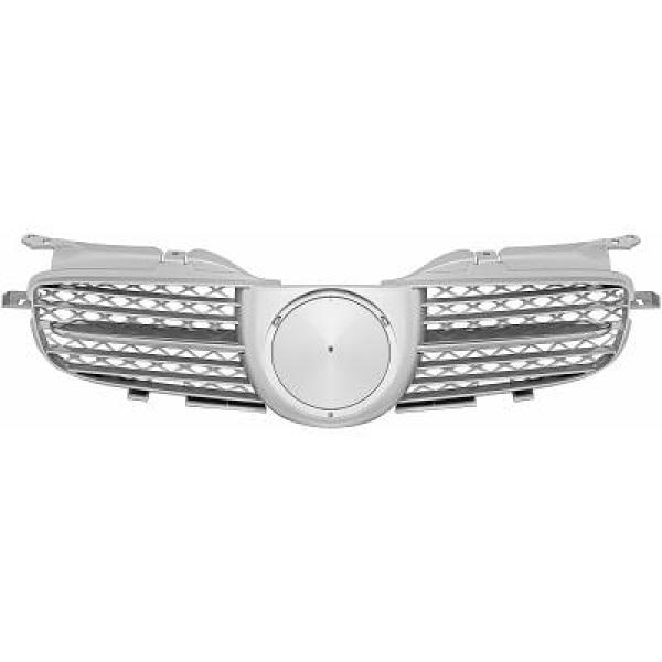 MERCEDES SLK-Class R170 96-04 Silver/Krom Sportgrill R171-Look DIEDERICHS i gruppen Välj bilmodell / Mercedes Benz / SLK-Class 96-04 (R170) / Styling / Grill hos DDESIGN AB (1635441)