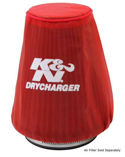 22-2030PR Förfilter Drycharger Rund Konad Röd K&N Filters i gruppen Universala produkter / Tuning / Motor / Luftfilterrengöring & Tillbehör hos DDESIGN AB (22-2030PR)