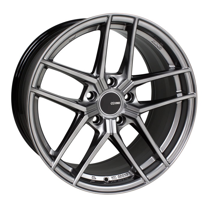 498-880-8045HS Enkei TY5, 18x8, 45mm, 5x100, 72.6mm, Hyper Silver