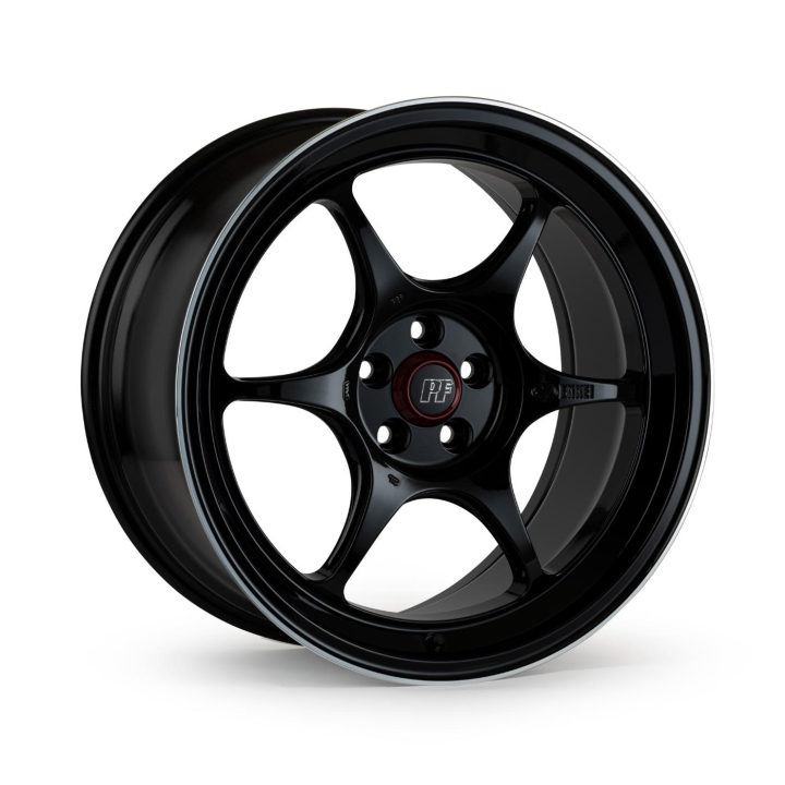 ENKEI PF06, 18x7,5, 5x100, 48, 75mm, Black Machined Fälg i gruppen Universala produkter / Fälgar & Däck / Fälgar / ENKEI / PF06 hos DDESIGN AB (545-875-8048BKM)