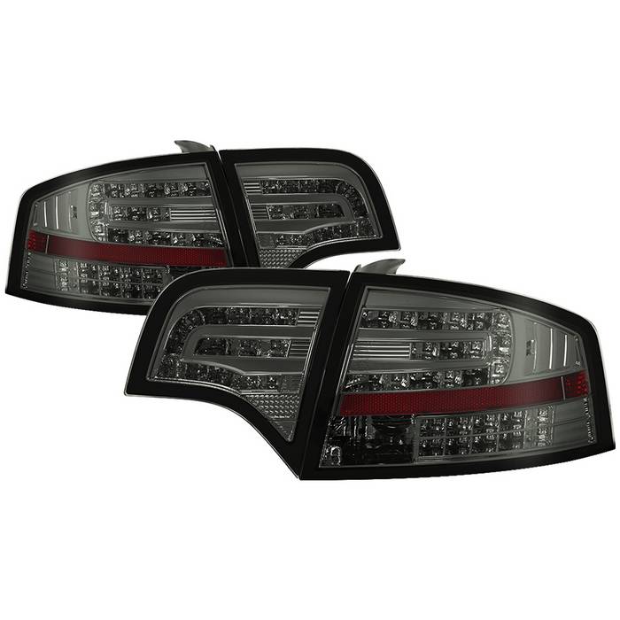 ALT-YD-AA406-G2-LED-SM Audi A4 4Dr 06-08 LED Bakljus - Röktonade Spyder Auto