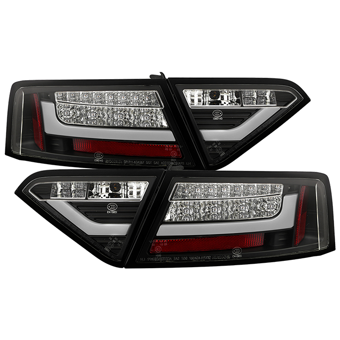 ALT-YD-AA508-LED-BK Audi A5 08-12 (Passar ej bilar med original LED-baklampor) LED Bakljus - Svarta Spyder Auto