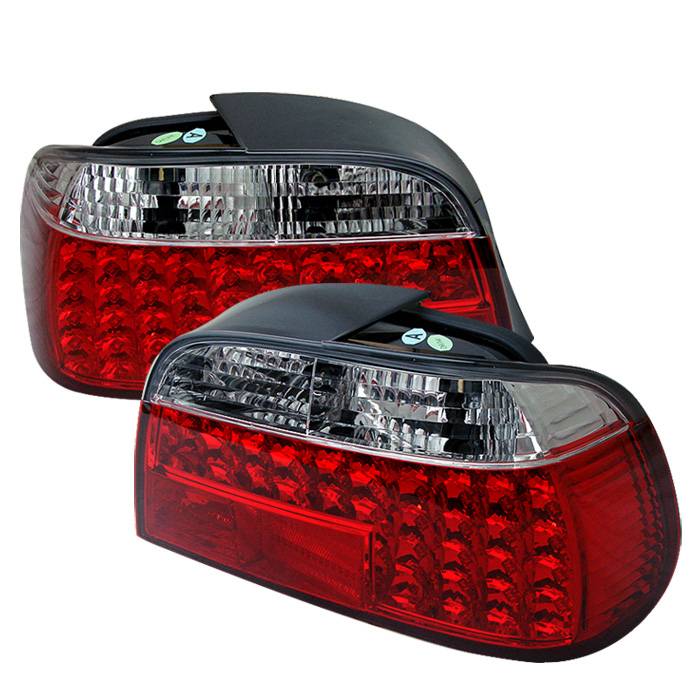 ALT-YD-BE3895-LED-RC BMW E38 95-01 LED Bakljus - Röda Klara Spyder Auto