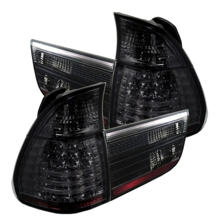 ALT-YD-BE5300-LED-SM BMW E53 X5 00-06 4PCS LED Bakljus - Röktonade Spyder Auto