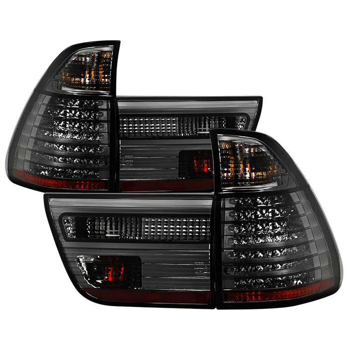 ALT-YD-BE5300-LED-SM BMW E53 X5 00-06 4PCS LED Bakljus - Röktonade Spyder Auto