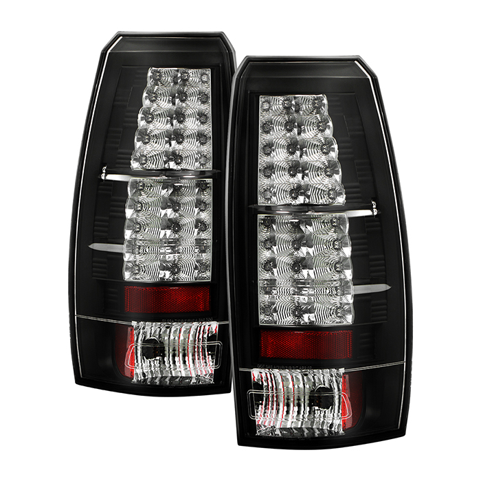 ALT-YD-CAV07-LED-BK Chevy Avalanche 07-13 LED Bakljus - Svarta Spyder Auto