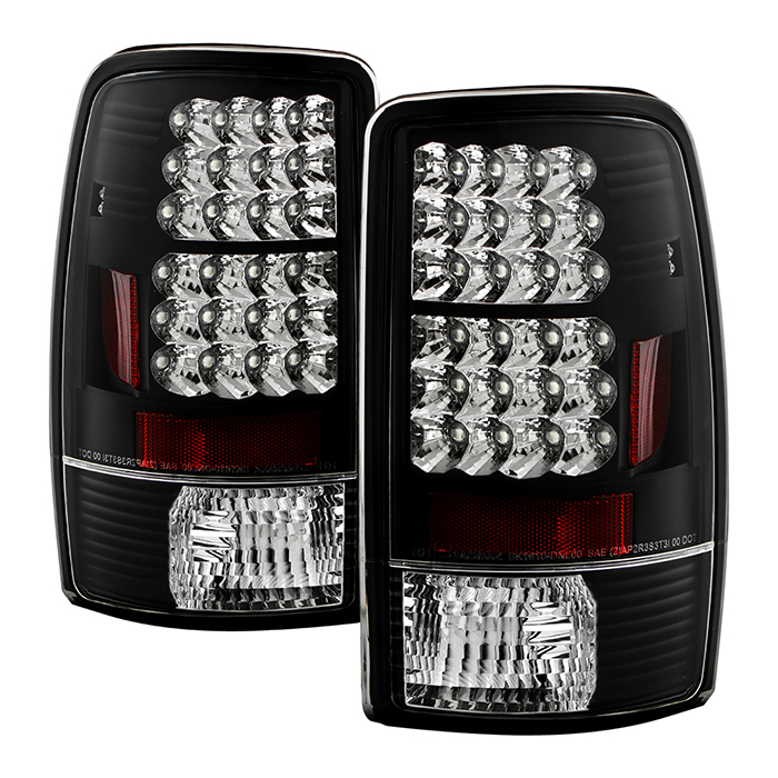 ALT-YD-CD00-LED-BK Chevy Suburban/Tahoe 1500/2500 00-06 / Yukon/Yukon XL 00-06 / Yukon Denali/Denali XL 01-06 LED Bakljus - Svarta Spyder Auto