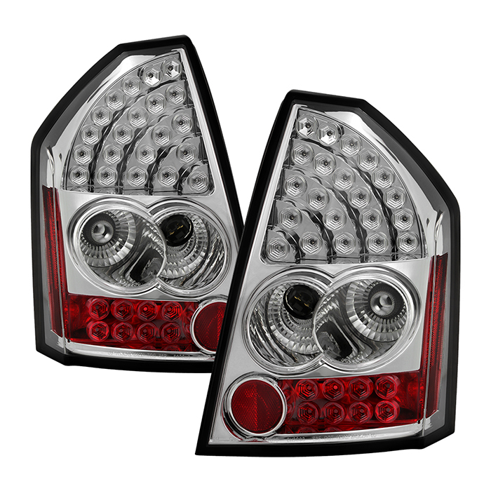 ALT-YD-CHR305-LED-C Chrysler 300 05-07 LED Bakljus - Krom Spyder Auto