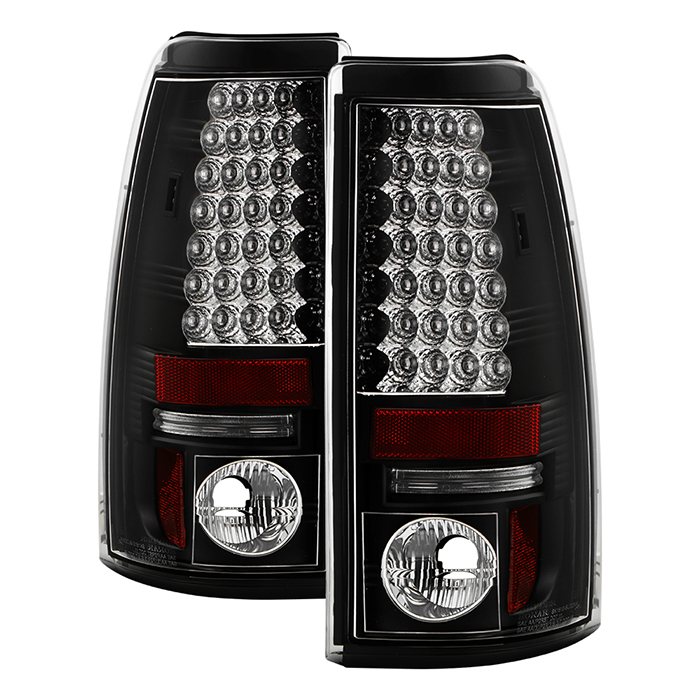 ALT-YD-CS99-LED-BK Chevy Silverado 1500/2500 99-02 (Passar ej stepside) / Sierra 1500/2500/3500 99-03 LED Bakljus - Svarta Spyder Auto