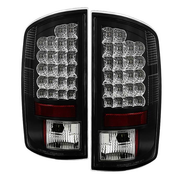 ALT-YD-DRAM02-LED-BK Dodge Ram 02-06 1500 / Ram 2500/3500 03-06 LED Tail Light - Svarta Spyder Auto