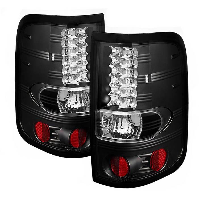 ALT-YD-FF15004-LED-BK Ford F150 Styleside 04-08 (Passar ej Heritage & SVT) LED Bakljus - Svarta Spyder Auto