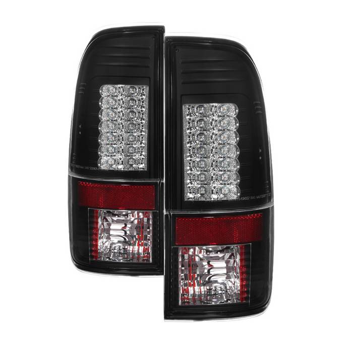 ALT-YD-FF15097-LED-G2-BK Ford F150 Styleside 97-03 / F250/350/450/550 Super Duty 99-07 Version 2 LED Bakljus - Svarta Spyder Auto