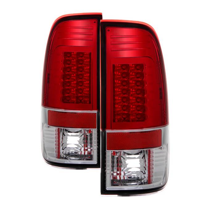 ALT-YD-FF15097-LED-G2-RC Ford F150 Styleside 97-03 / F250/350/450/550 Super Duty 99-07 Version 2 LED Bakljus - Röda Klara Spyder Auto