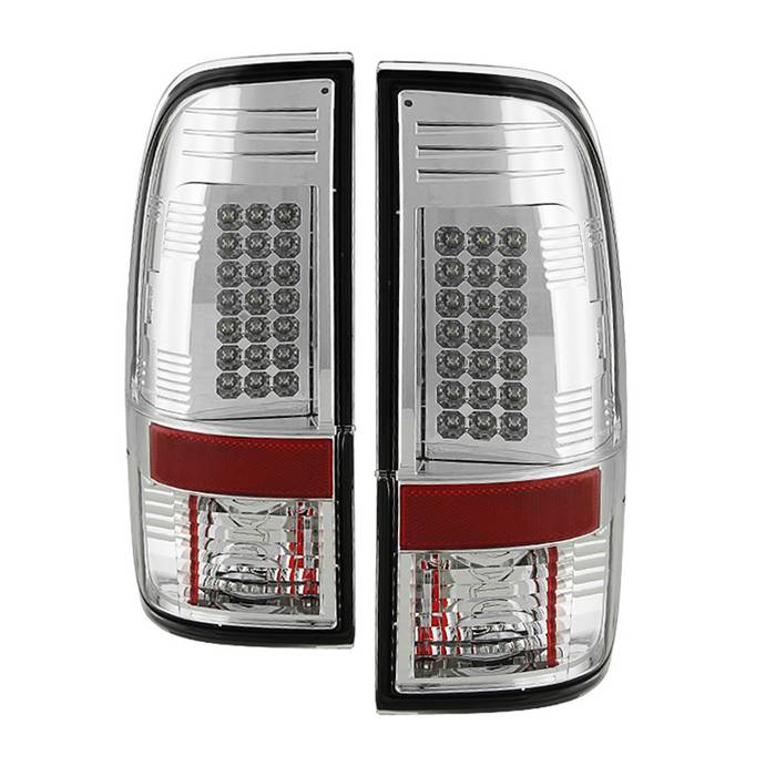 ALT-YD-FS07-LED-C Ford Super Duty 08-15 LED Bakljus - Krom Spyder Auto