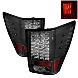 ALT-YD-JGC07-LED-BK Jeep Grand Cherokee 07-10 LED Bakljus - Svarta Spyder Auto