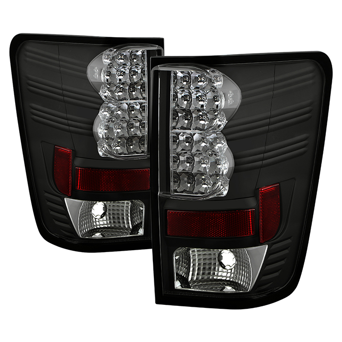 ALT-YD-NTI04-LED-BK Nissan Titan 04-14 LED Bakljus - Svarta Spyder Auto