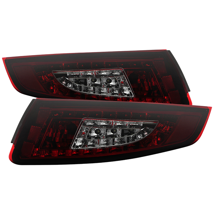 ALT-YD-P99705-LED-RS Porsche 997 05-08 LED Bakljus - Röda Röktonade Spyder Auto