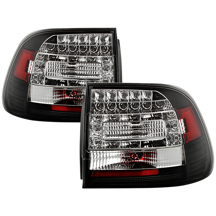 ALT-YD-PCAY03-LED-BK Porsche Cayenne 03-07 LED Bakljus - Svarta Spyder Auto