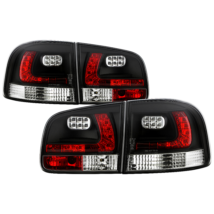 ALT-YD-VTOU04-LED-BK Volkswagen Touareg 03-07 LED Bakljus - Svarta Spyder Auto