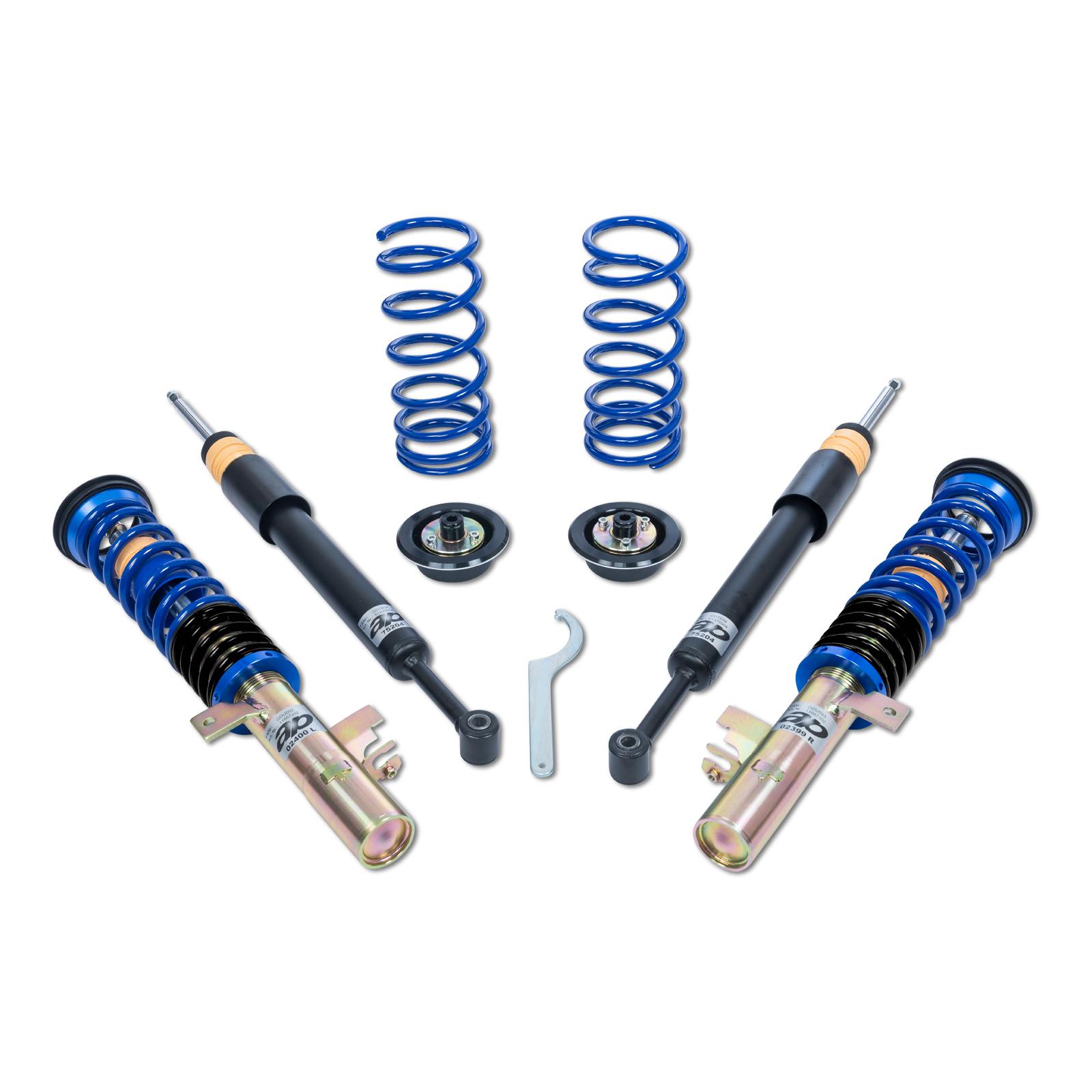 Ford Focus MK2 DA3, DB3 Höjdjusterbara Coilovers AP Suspension i gruppen Välj bilmodell / Ford / Focus Mk2 Inkl. ST 04-10 / Chassi / Fjädring hos DDESIGN AB (AP-11530021)