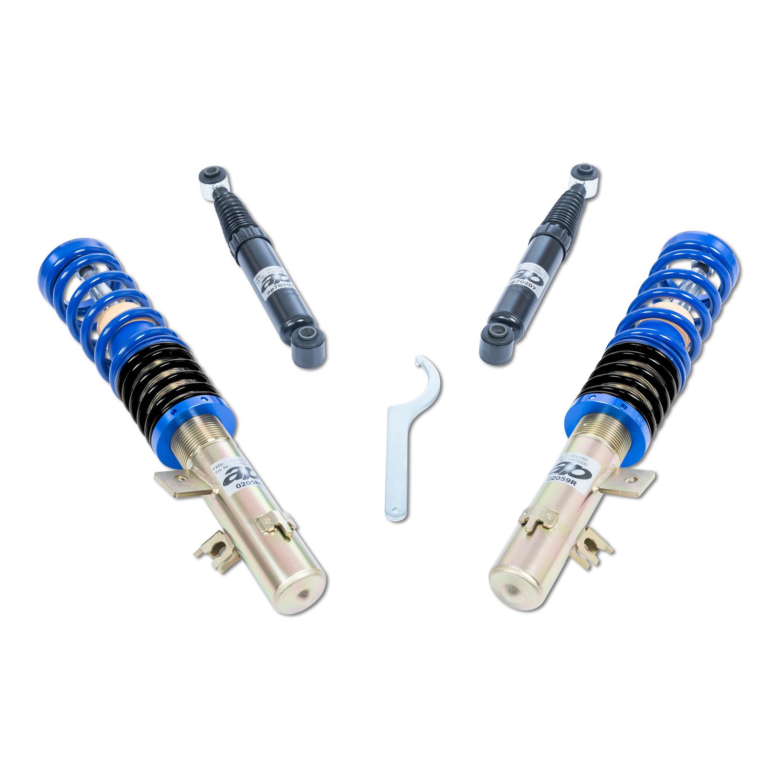 Peugeot 205 Höjdjusterbara Coilovers AP Suspension i gruppen Välj bilmodell / Peugeot / 205 83-98 hos DDESIGN AB (AP-11570002)