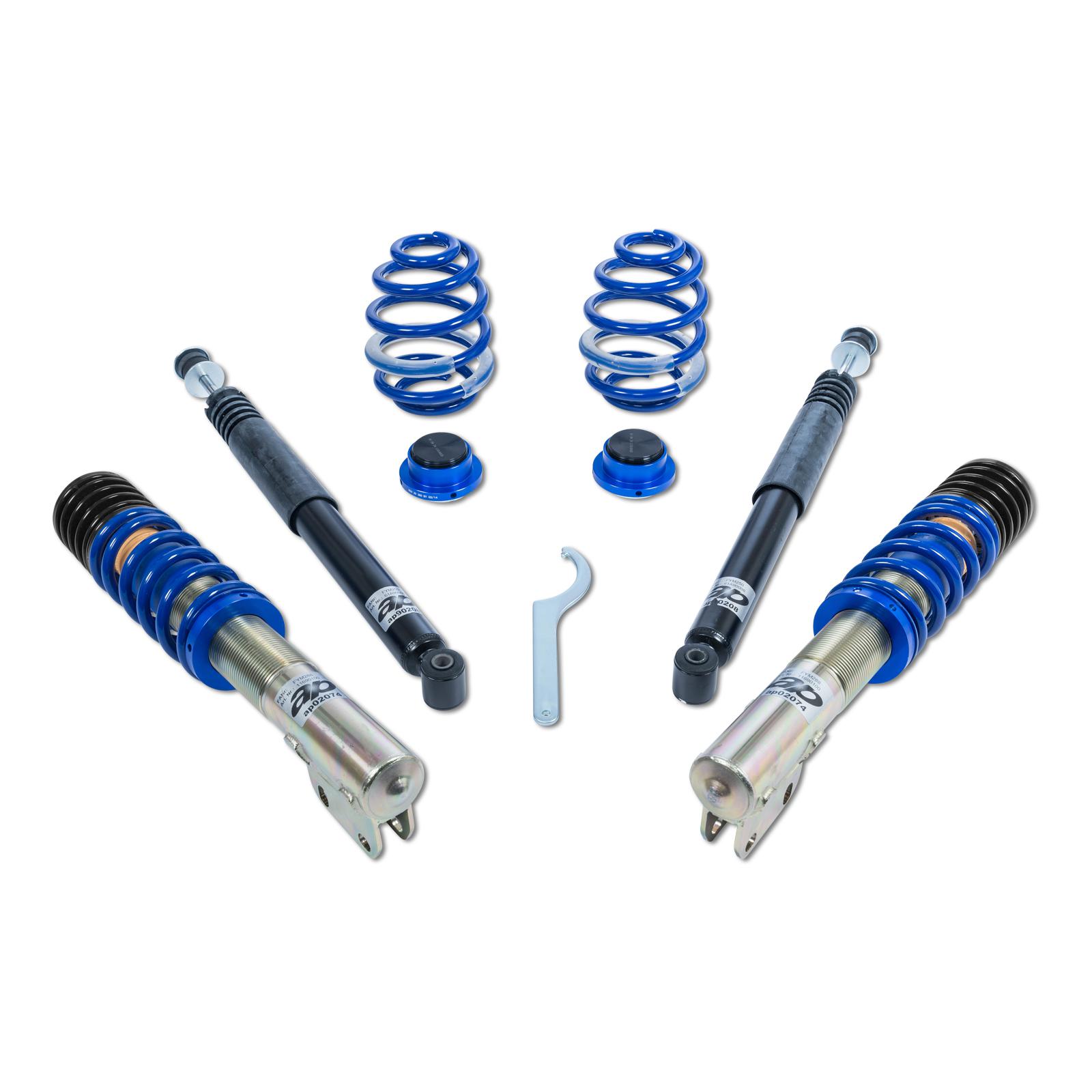 Renault Clio B B Mått avstånd fästpunkter 23mm Höjdjusterbara Coilovers AP Suspension i gruppen Välj bilmodell / Renault / Clio 2 98-12 / Chassi / Fjädring hos DDESIGN AB (AP-11590013)