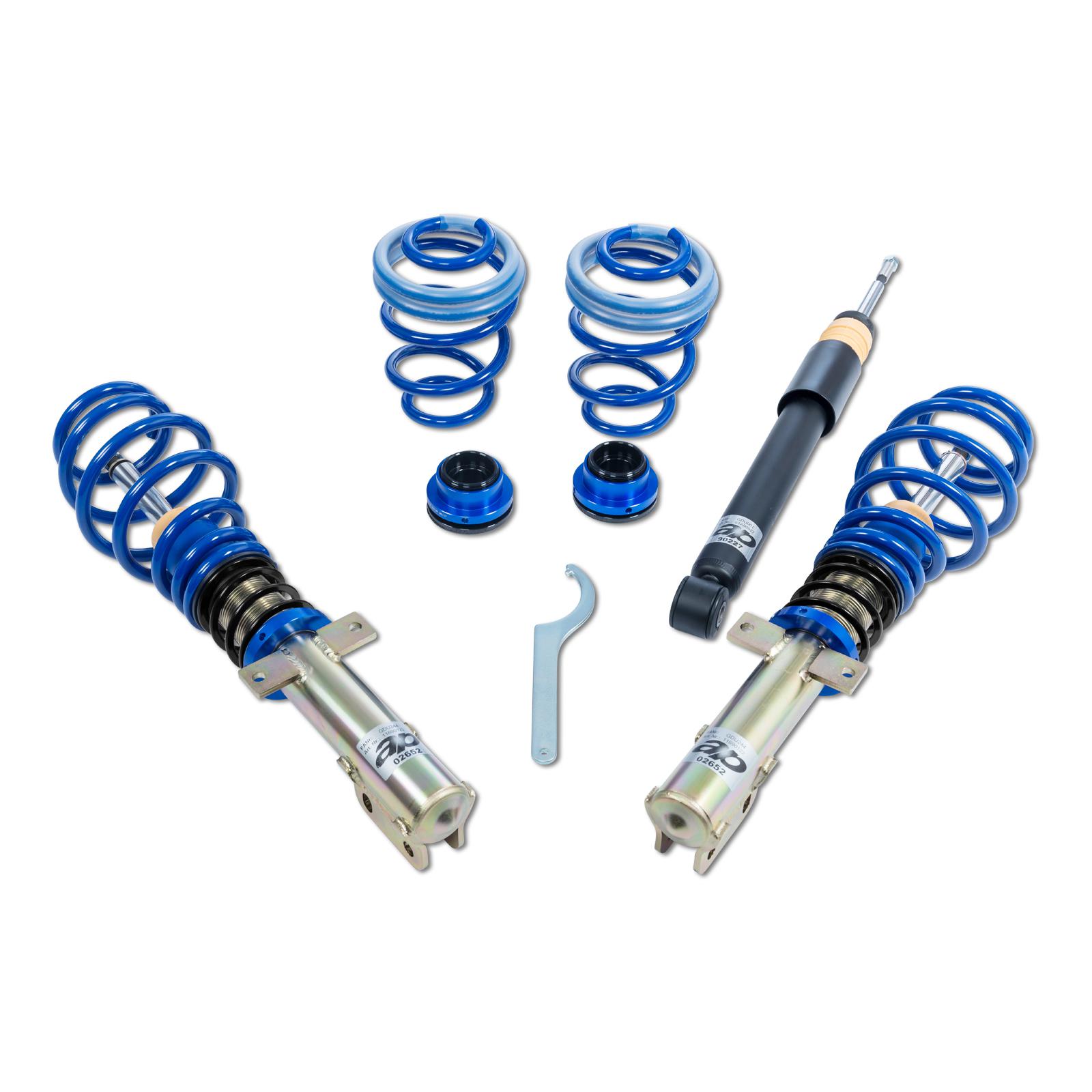 Renault Clio 3 R inkl. Grandtour, Mått Främre 33mm Höjdjusterbara Coilovers AP Suspension i gruppen Välj bilmodell / Renault / Clio 3 05-14 / Chassi / Fjädring hos DDESIGN AB (AP-11590032)