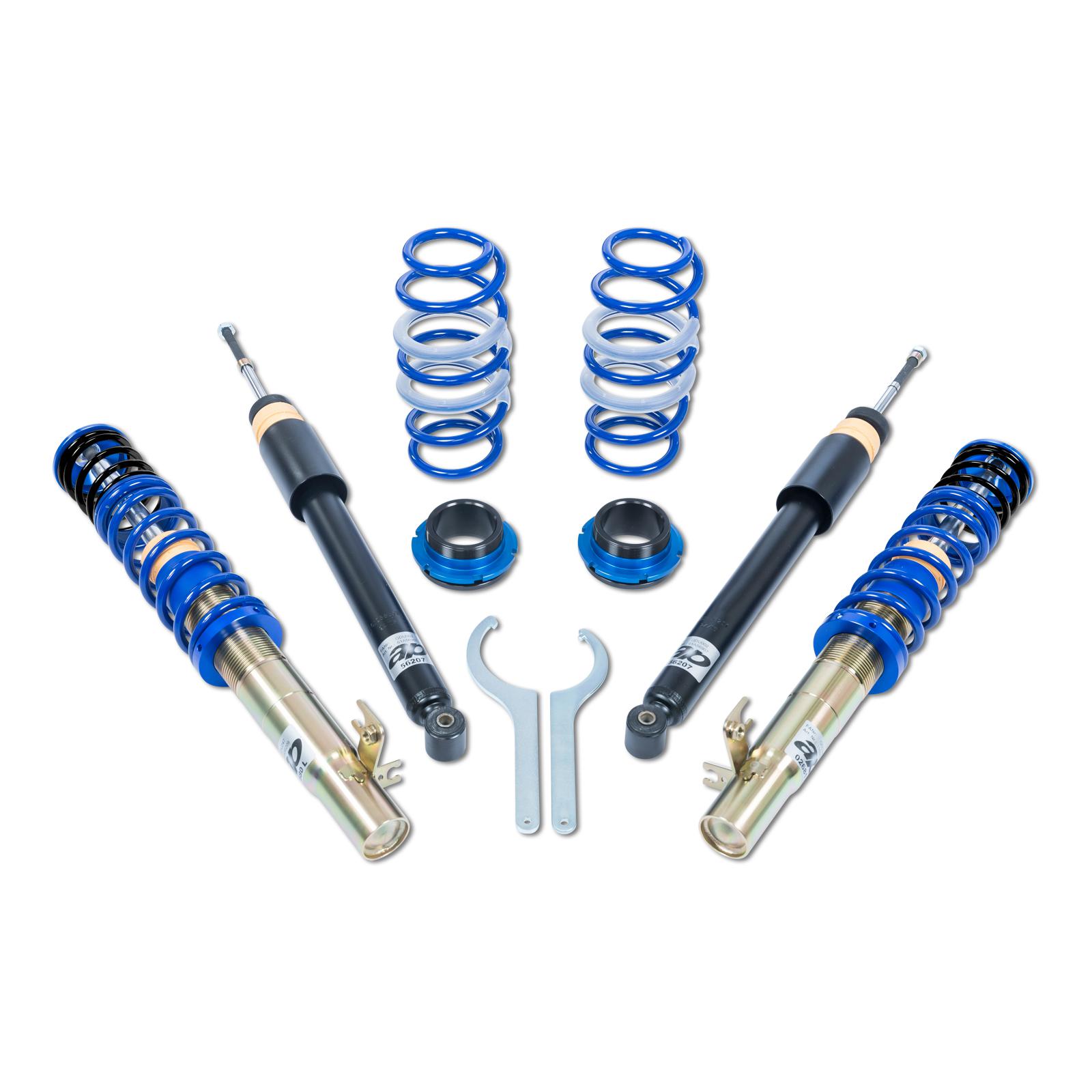 Citroen C1, P / Peugeot 107 P / Peugeot 108 P***** / Toyota Aygo AB1 Höjdjusterbara Coilovers AP Suspension i gruppen Välj bilmodell / Citroen / C1 05+ hos DDESIGN AB (AP-11595008)