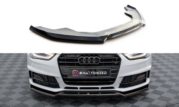 Audi A4 Competition B8 Facelift 2011-2015 Frontläpp / Frontsplitter V.2 Maxton Design i gruppen Välj bilmodell / Audi / A4 - S4 - RS4 (B8) 2007-2014 / Styling / Front hos DDESIGN AB (AU-A4-B8F-COMP-FD2G)