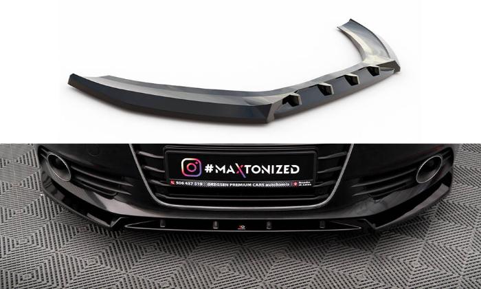 Audi A6 C7 2011-2014 Frontsplitter V.2 Maxton Design i gruppen Välj bilmodell / Audi / A6 - S6 - RS6 (C7) 2011-2018 / Styling hos DDESIGN AB (AU-A6-C7-FD2G)