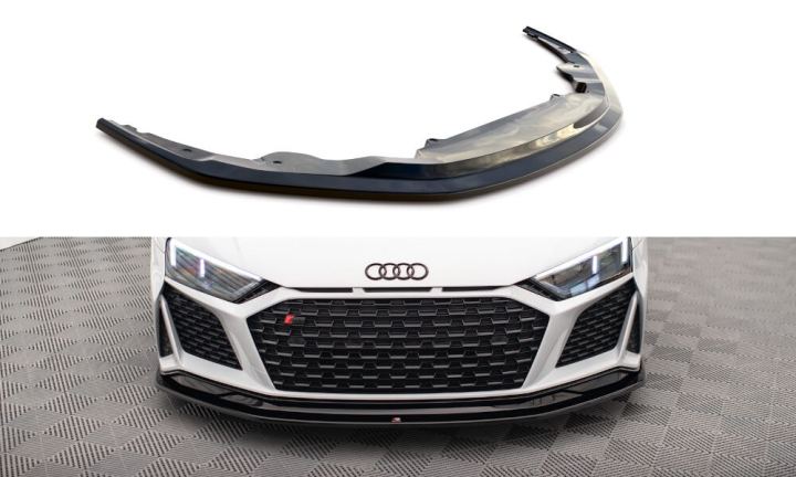 Audi R8 Mk2 Facelift 2018-2023 Frontsplitter V.2 Maxton Design  i gruppen Välj bilmodell / Audi / R8 2006+ / Styling hos DDESIGN AB (AU-R8-2F-FD3-FD3R)