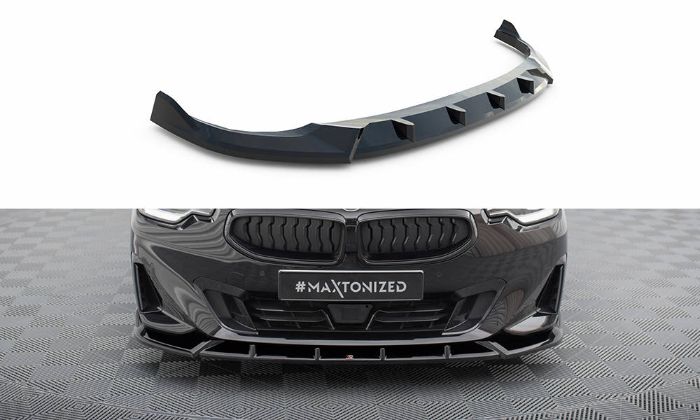 BMW 2 Coupe G42 2021+ Frontläpp / Frontsplitter V.2 Maxton Design i gruppen Välj bilmodell / BMW / 2-serie (G42) 2022+ hos DDESIGN AB (BM-2-G42-FD2G)