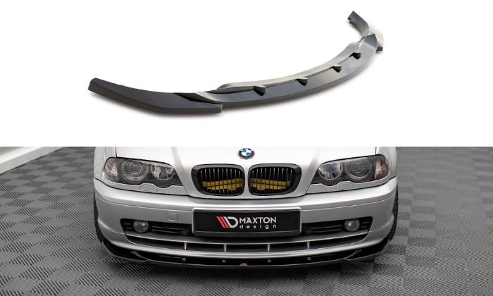 BMW 3 Coupe E46 1998-2003 Frontläpp / Frontsplitter V.1 Maxton Design i gruppen Välj bilmodell / BMW / 3-serie (E46) 1998-2005 / Styling / Frontläppar hos DDESIGN AB (BM-3-46-C-FD1G)