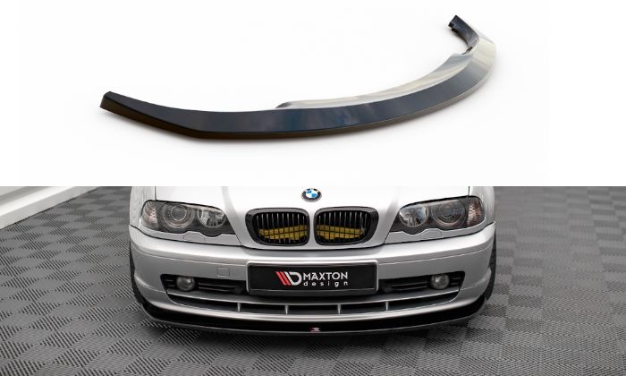 BMW 3 Coupe E46 1998-2003 Frontläpp / Frontsplitter V.2 Maxton Design i gruppen Välj bilmodell / BMW / 3-serie (E46) 1998-2005 / Styling / Frontläppar hos DDESIGN AB (BM-3-46-C-FD2G)