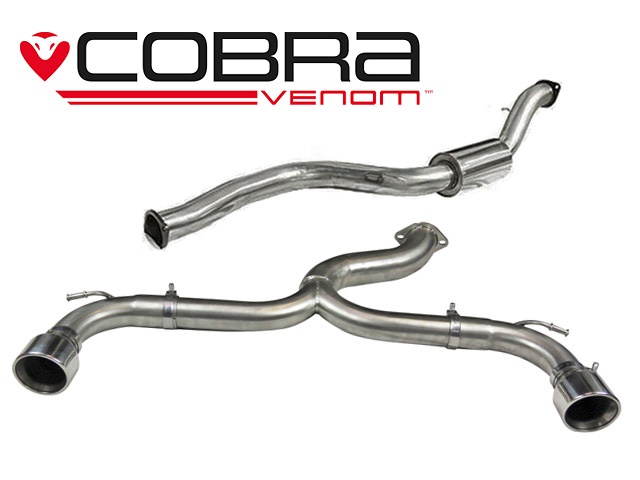 COBRA-FD24 Ford Focus ST 225 (Mk2) 05-11 Catback (Venom Range - Hög ljudvolym) Cobra Sport