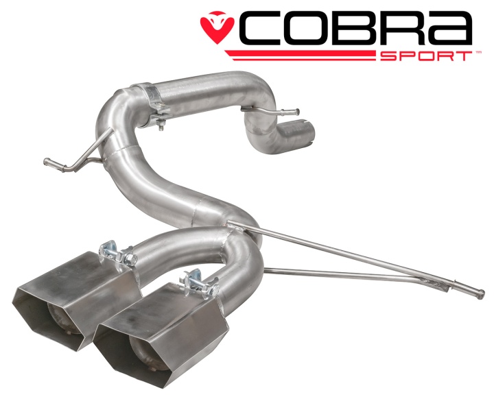 COBRA-FD74 Ford Focus ST TDCI (Mk3) 14- Bakre Avgas Cobra Sport