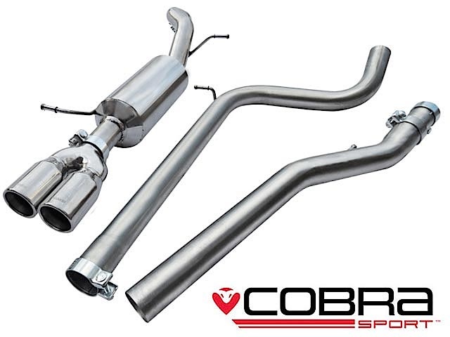 COBRA-SE32 Seat Ibiza FR 1.4 TSI 10-14 Catback (Ej Ljuddämpat) (Inklusive Race-pipes) Cobra Sport