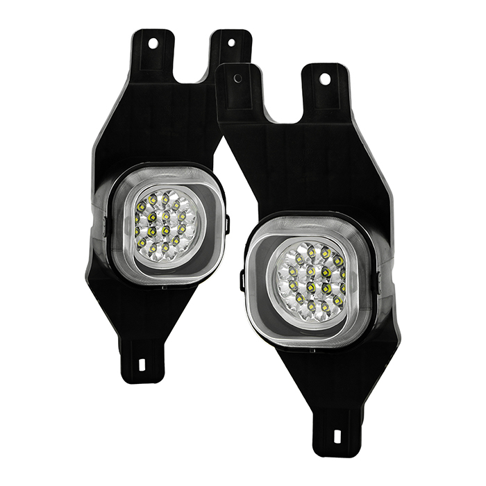 FL-LED-FF25001-C Ford F250/F350 99-04 / Ford Excursion 00-05 LED Dimljus Med Switch - Klara Spyder Auto