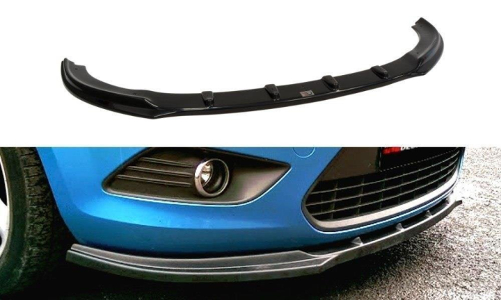 Ford Focus MK2 Facelift 2007-2011 Frontläpp / Frontsplitter Maxton Design i gruppen Välj bilmodell / Ford / Focus Mk2 Inkl. ST 04-10 / Styling hos DDESIGN AB (FO-FO-2F-FD1G)