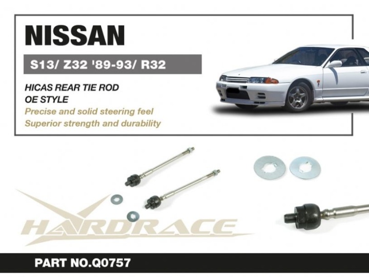 HR-Q0757 Nissan S13 / Z32 89-93 / R32 HICAS Bakre Styrleder (OE STYLE) - 2Delar/Set Hardrace