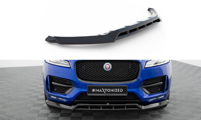 Jaguar F-Pace R-Sport Mk1 2016-2020 Frontläpp / Frontsplitter Maxton Design i gruppen Välj bilmodell / Jaguar / F-Pace 2016+ hos DDESIGN AB (JA-FP-1-RSPORT-FD1G-FD1RG)