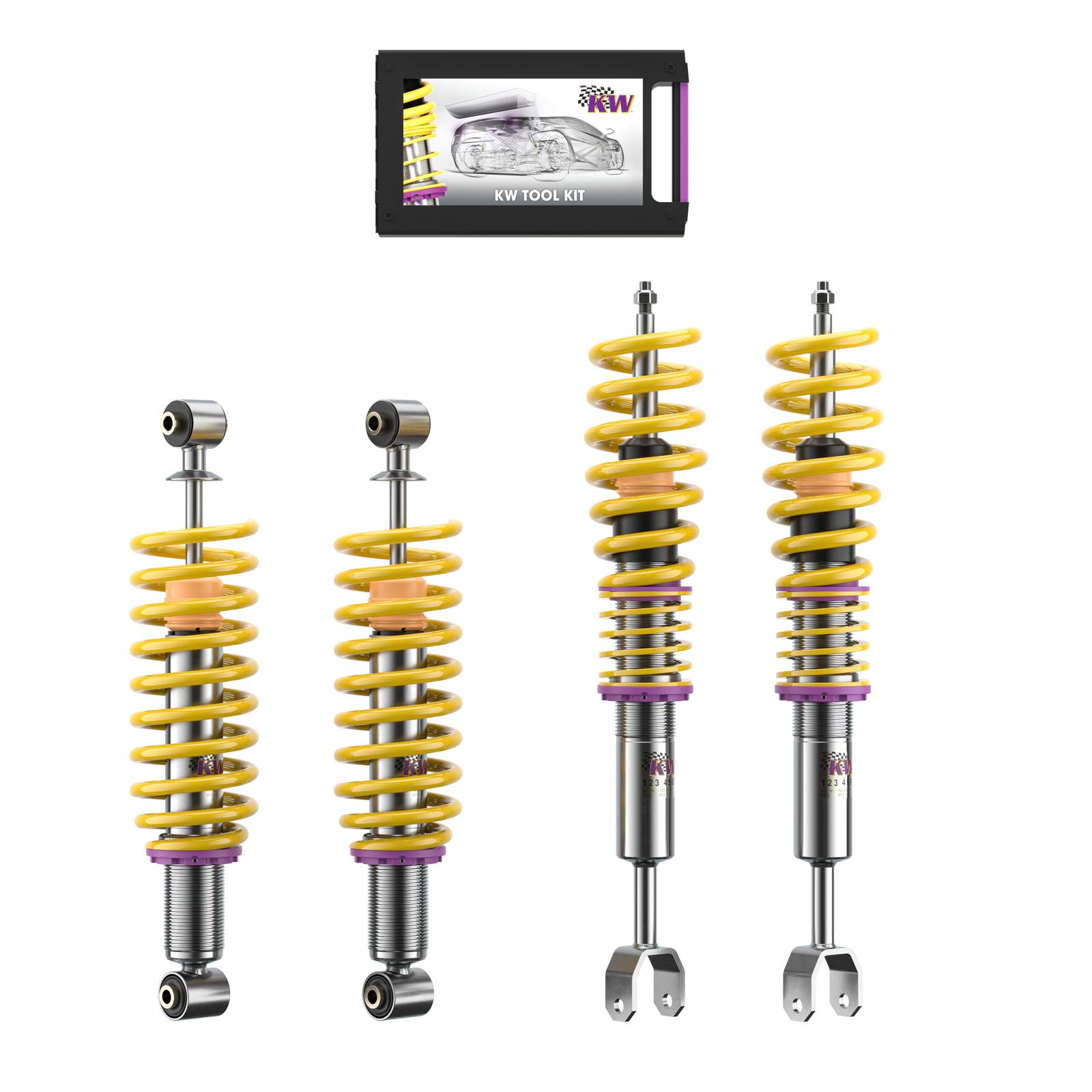 10210021 Coilovers Inox V1 KW Suspension i gruppen Välj bilmodell / Audi / A4 - S4 - RS4 (B5) 1994-2001 / Chassi / Coilovers hos DDESIGN (KW-10210021)